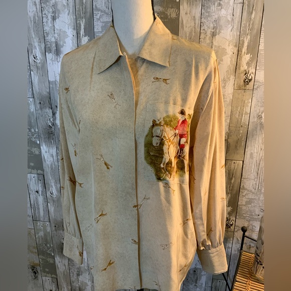 Richie Freeman for TeriJon silhouettes. Silk button down. Size 8 - Picture 2 of 6